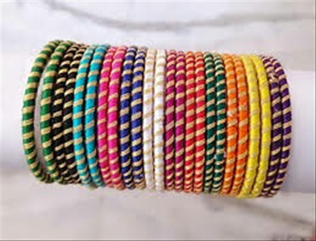 Wanaw Silk Thread Bangles &Necksets