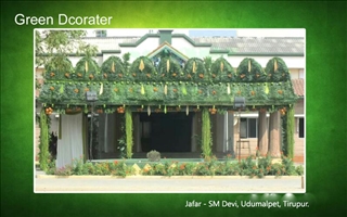 Green pandhal decorator