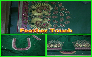 FEATHER TOUCH BLOUSE DESIGNER